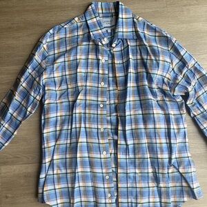 Ledbury Men's Blue Plaid Shirt